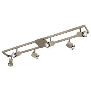 Eglo Zeraco spot/6, led, gu10, 6x5w, 6x400lm, nikl-mat