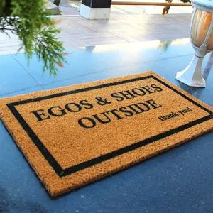 Egos&Shoes Outside Brown
Black Coco Doormat