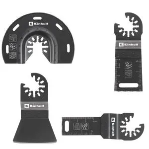 Einhell Pribor za multi tool 4-delni set dodataka za multifunkcionalni alat za drvo i plastiku si...