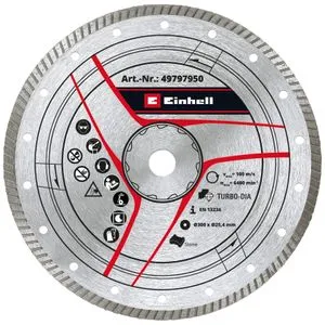 Einhell Pribor za rezače kamena Dijamantna rezna ploča 300x25,4 Turbo