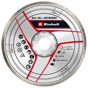 Einhell Pribor za rezače pločica Dijamantna rezna ploča 180x25,4 (brzina 80 m/s)