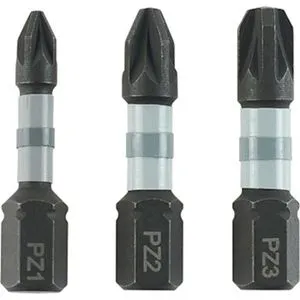 Einhell PZ123 - 3-del set impaktor bitova SB, PZ1, PZ2, PZ3