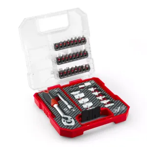 Einhell Set alata I bitova, 1/4" 25mm bit   L-Case 37-del nasadni ključ I ručica