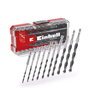 Einhell Set burgija za drvo c 45 prihvat E6.3-1/4'' 3-8mm s-case 10