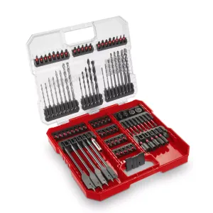Einhell Set Impaktor bitova, burgija i nasadnih ključeva, prihvat E6.3 XL-Case 95 kom