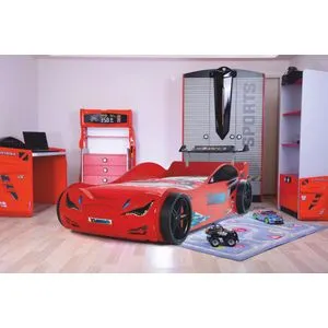 Eko - Red Multicolor Car Bed
