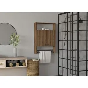 Ela - Walnut Walnut Bathroom Cabinet