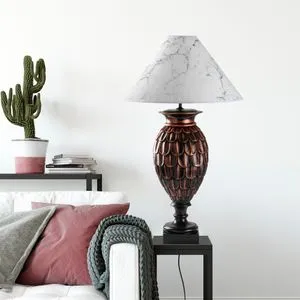 ELEGANZE-5302 Brown
White Table Lamp