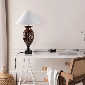 ELEGANZE-5305 Brown
White Table Lamp