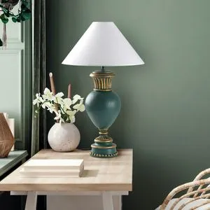 ELEGANZE-5325 Green
White Table Lamp