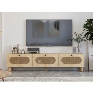 Elena - Sapphire Oak, Rattan Sapphire Oak
Rattan TV Stand