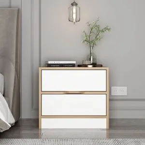 Elina - 8171 Walnut
White Nightstand