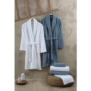 Elisa - Set za kupanje u beloj i denimu