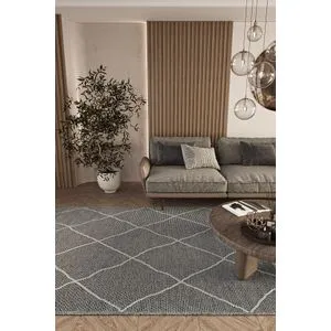 Elit 02 - Grey Grey Carpet (80 x 350)