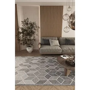 Elit 03 - Grey Grey Carpet (80 x 200)