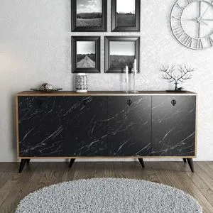 Elite 1618 Walnut
Black Marble Console
