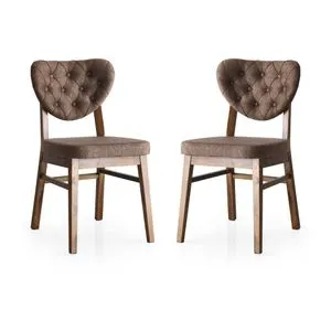 Elma - 766 Brown Chair Set (2 Pieces)