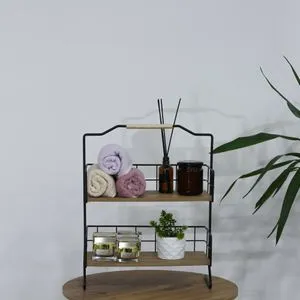 Else Black Bath Shelf