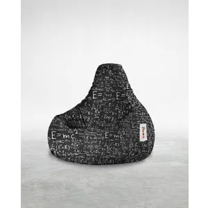 Emc2 - Black Multicolor Bean Bag