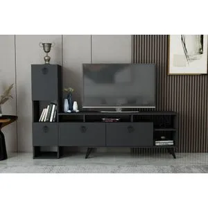 Emmy - Anthracite Anthracite TV Unit