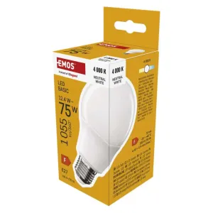 Emos LED sijalica Basic A60 12,4W(75W) 1055lm E27 NW  ZL5F53