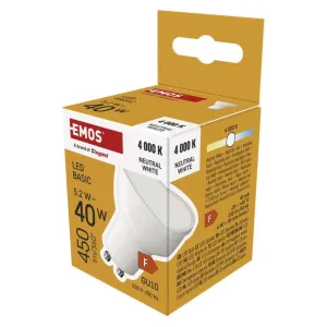 Emos LED sijalica Basic MR16 5,2W(40W) 450lm GU10 NW Emos ZL8F23