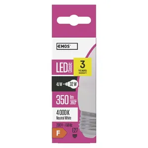 Emos LED sijalica Classic Candle 4W E27 NW ZQ3111