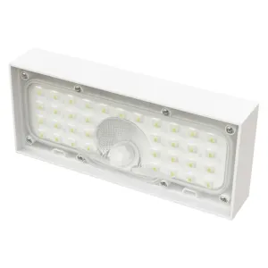 Emos LED zidna lampa solarna sa senzorom pokreta BRIXO NW 900lm IP65 bela ZG165S
