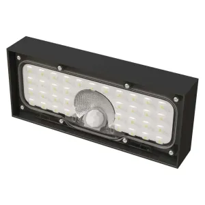 Emos LED zidna lampa solarna sa senzorom pokreta BRIXO NW 900lm IP65 crna ZG166S