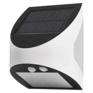 Emos LED zidna lampa solarna sa senzorom pokreta LUMI NW 240lm IP54 bela ZG172S