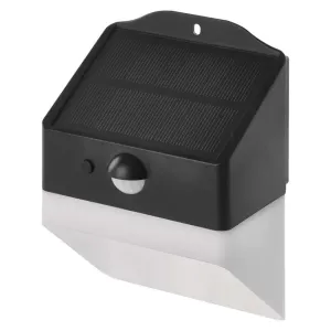 Emos LED zidna lampa solarna sa senzorom pokreta LUNIS NW 240lm IP54 crna  ZG151S