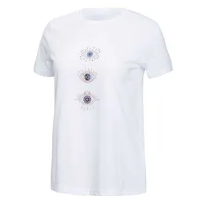 ženska majice sa kratkim rukavima EVIL EYE GRAPHIC - BELA