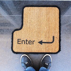 Enter Brown
Black Coco Doormat