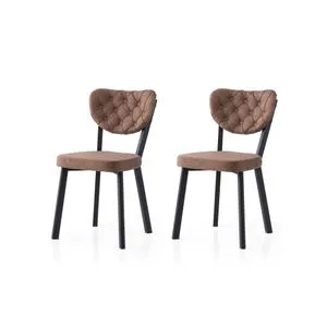 Enzo - 815 V2 Black
Brown Chair Set (2 Pieces)