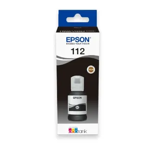 Epson C13T06C14A 112 EcoTank Pigment Black ink bottle