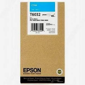 Epson T6032 cijan mastilo C13T603200, 220 ml za Stylus Pro 7800, 7880, 9800 i 9880