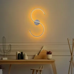 Es - 13582 Chrome Wall Lamp