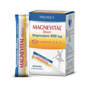 Esensa Magnevital Direct Magnezijum 400Mg I Zn Oralni Prašak 20 Kesica Protect Unisex