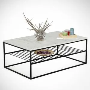 Etna - Marmo White
Black Coffee Table