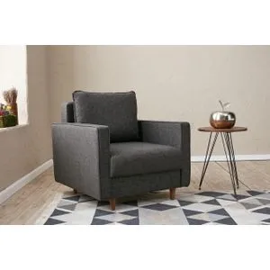 Eva - Anthracite Anthracite 1-Seat Sofa