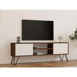 Eva Walnut
White TV Stand
