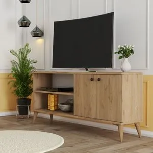 Everest 1572 Oak TV Stand