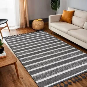 Everest 6602 - Sivi Tepih (160 x 230 cm)