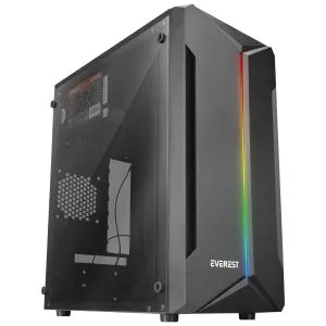 Everest Saber 250W Kuciste sa Akrilnom Stranicom i RGB Trakom