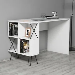 Extra - White White
Black Study Desk