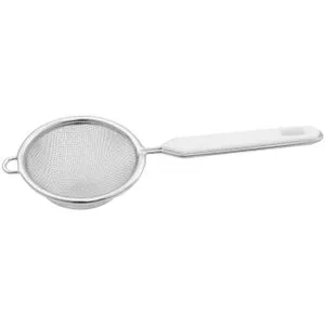 Fackelmann Cediljka 7 cm INOX bela drška