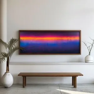 FAH179-120 Multicolor Decorative Framed MDF Painting