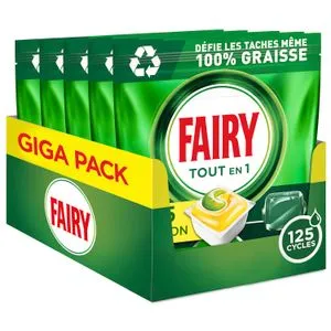 FAIRY  All in One Tablete za sudomašinu  125 kom (5X25 kom) XXL