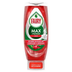 Fairy Max Power Pomegranate tečni deterdžent za ručno pranje posuđa, 545 ml