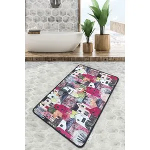 Fale - Višebojni Kupatilski Tepih